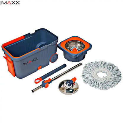 Smart Spin Mop – Édition Premium (Balai Rotatif 360° avec Seau Essoreur)