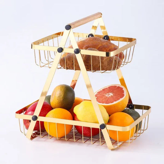 Corbeille de fruits à deux étages