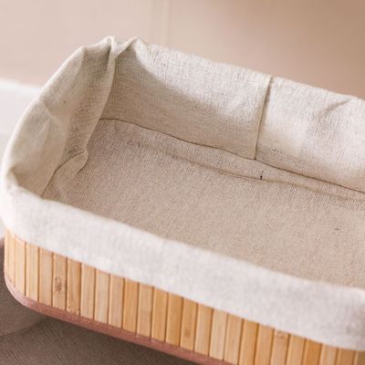 3 Paniers de Rangement Durables en Bambou