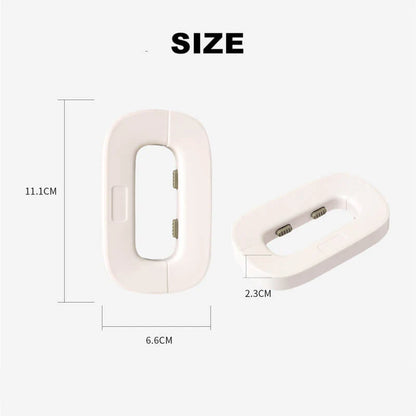 2 pack Verrou de sécurité adhésif pour réfrigérateur