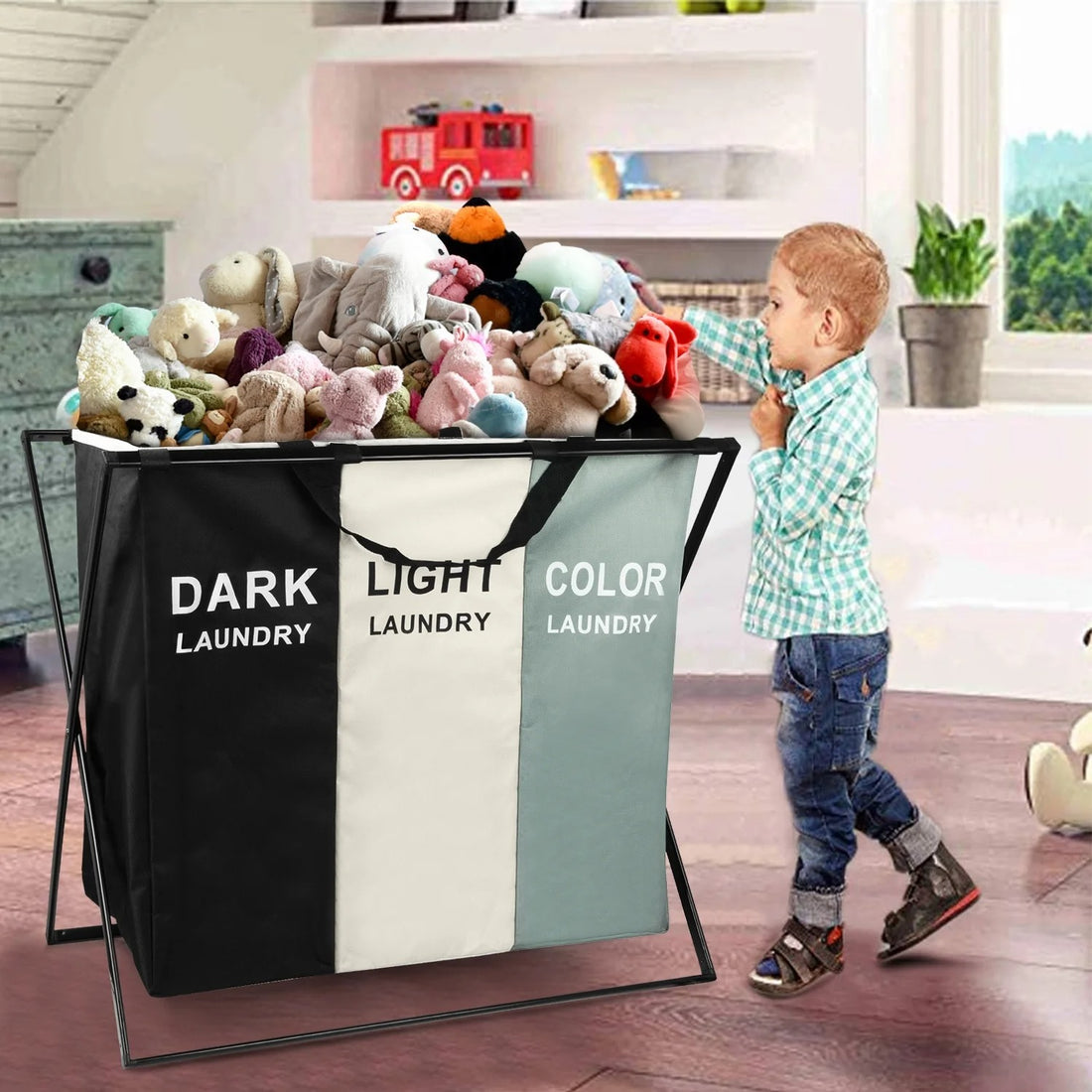 Panier à Linge – Clair / Foncé / Couleur
