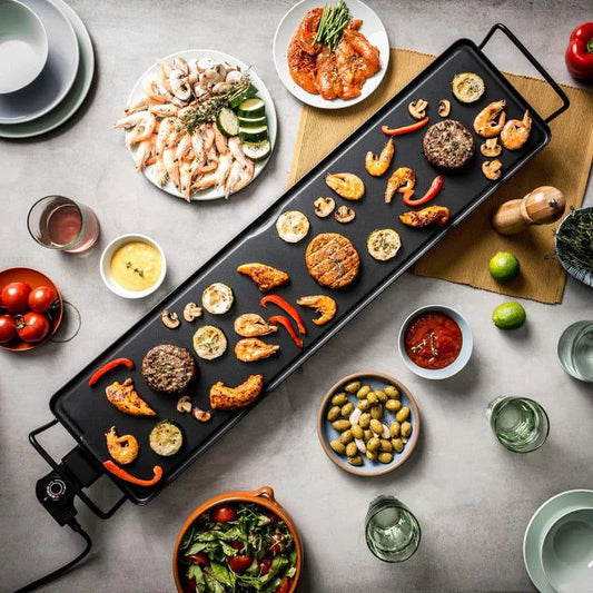 Plancha Électrique Multifonction – Cuisine Saine & Conviviale
