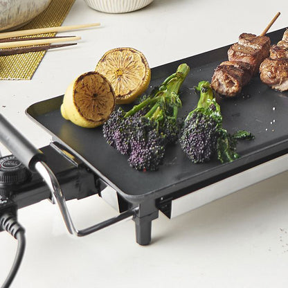 Plancha Électrique Multifonction – Cuisine Saine & Conviviale